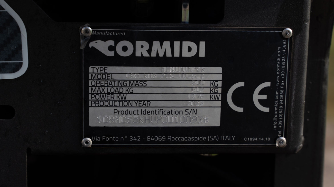 Minidumper Cormidi C85 RIX Poly